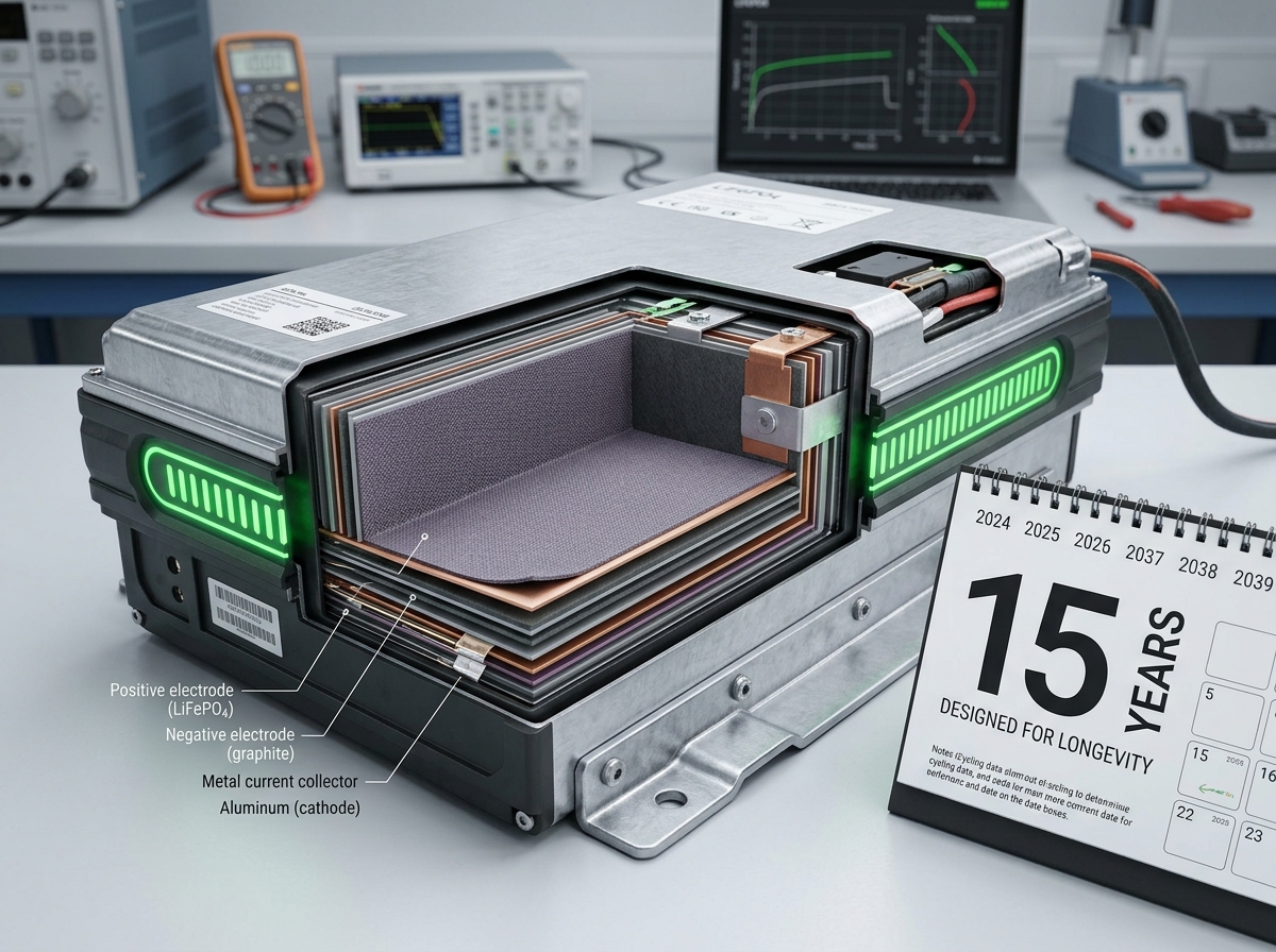 Battery cross-section 15-jaar levensduur